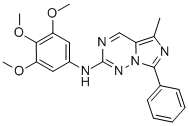 CAS#: 774460-91-2, 5-Methyl-7-Phenyl-N-(3,4,5-Trimethoxyphenyl)Imidazo[5,1-f][1,2,4]Triazin-2-Amine
