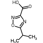 CAS#: 774511-34-1, 5-Isopropyl-1,2,4-oxadiazole-3-carboxylic acid
