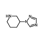 CAS#: 774511-83-0, 3-(1H-1,2,4-Triazol-1-yl)piperidine