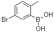 CAS 登录号：774608-13-8， (5-溴-2-甲基苯基)硼酸