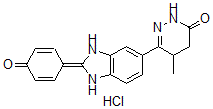 CAS 登录号：77469-70-6， 5-甲基-6-[2-(4-氧代-1-环己-2,5-二烯亚基)-1,3-二氢苯并咪唑-5-基]-4,5-二氢-2H-哒嗪-3-酮盐酸盐