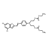 CAS#: 77486-75-0, ({4-[(4,6-Dichloro-1,3-benzothiazol-2-yl)diazenyl]phenyl}imino)di-2,1-ethanediyl diethyl biscarbonate