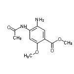 CAS#: 77495-40-0, Methyl 4-acetamido-5-amino-2-methoxybenzoate