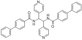 CAS#: 77502-39-7, 4-Phenyl-N-[2-[(4-Phenylbenzoyl)Amino]-1,2-Di(Pyridin-4-Yl)Ethyl]Benzamide