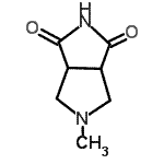 CAS#: 775240-19-2, 5-Methyltetrahydropyrrolo[3,4-c]pyrrole-1,3(2H,3aH)-dione