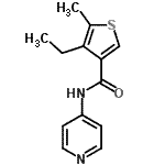 CAS 登录号：775299-71-3， 4-乙基-5-甲基-N-(4-吡啶基)-3-噻吩甲酰胺