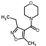 CAS 登录号：775300-12-4， (3-乙基-5-甲基-1,2-恶唑-4-基)(4-吗啉基)甲酮