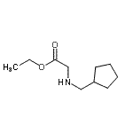 CAS#: 775320-49-5, Ethyl N-(cyclopentylmethyl)glycinate