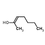 CAS 登录号：775515-10-1， (2E)-2-庚烯-2-醇