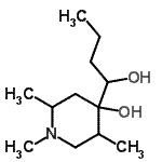 CAS 登录号：775520-39-3， 4-(1-羟基丁基)-1,2,5-三甲基-4-哌啶醇