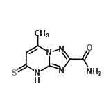 CAS#: 775543-16-3, 7-Methyl-5-thioxo-1,5-dihydro[1,2,4]triazolo[1,5-a]pyrimidine-2-carboxamide