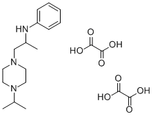 CAS 登录号：77562-86-8， 草酸;1-(4-苯基-2-丙-2-基哌嗪-1-基)丙-2-胺