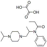 CAS#: 77562-96-0, N-(1-Methyl-2-(4-isopropylpiperazino)ethyl)propionanilide oxalate hydrate (2:4:1)