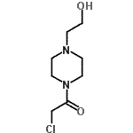 CAS#: 77580-36-0, 2-Chloro-1-[4-(2-hydroxyethyl)-1-piperazinyl]ethanone