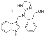 CAS#: 77587-77-0, 3-[4,5-Dihydro-1H-Imidazol-2-Yl-[(2-Phenyl-1H-Indol-3-Yl)Methyl]Amino]Propan-1-Ol Hydroiodide