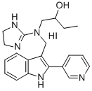 CAS#: 77587-93-0, 1-[4,5-Dihydro-1H-Imidazol-2-Yl-[(2-Pyridin-3-Yl-1H-Indol-3-Yl)Methyl]Amino]Butan-1-Ol Hydroiodide