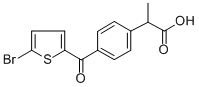 CAS#: 77614-39-2, 2-[4-(5-Bromothiophene-2-Carbonyl)Phenyl]Propanoic Acid