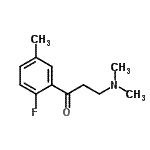CAS 登录号：776245-72-8， 3-(二甲基氨基)-1-(2-氟-5-甲基苯基)-1-丙酮