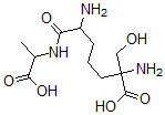 CAS 登录号：77625-76-4， 2,6-二氨基-2-(羟基甲基)-7-[(1-羟基-1-氧代丙烷-2-基)氨基]-7-氧代庚酸