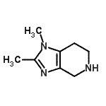 CAS#: 776250-13-6, 1,2-Dimethyl-4,5,6,7-tetrahydro-1H-imidazo[4,5-c]pyridine