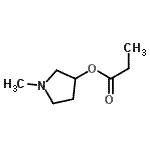 CAS#: 776293-48-2, 1-Methyl-3-pyrrolidinyl propionate
