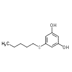 CAS#: 776306-87-7, 5-(Pentylsulfanyl)-1,3-benzenediol