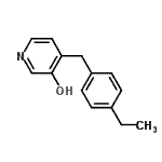 CAS#: 776317-35-2, 4-(4-Ethylbenzyl)-3-pyridinol