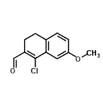 CAS#: 77664-95-0, 1-Chloro-7-methoxy-3,4-dihydro-2-naphthalenecarbaldehyde