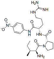 CAS 登录号：77672-35-6， (2S)-1-[(2R,3R)-2-氨基-3-甲基戊酰基]-N-[(2S)-5-(二氨基亚甲基氨基)-1-[(4-硝基苯基)氨基]-1-氧代戊烷-2-基]吡咯烷-2-甲酰胺