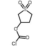 CAS#: 77691-76-0, 1,1-Dioxidotetrahydro-3-thiophenyl carbonochloridate