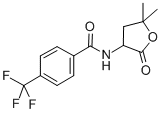 CAS#: 77694-32-7, N-(5,5-Dimethyl-2-Oxooxolan-3-Yl)-4-(Trifluoromethyl)Benzamide