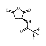 CAS 登录号：777-33-3， N-[(3S)-2,5-二氧代四氢-3-呋喃基]-2,2,2-三氟乙酰胺