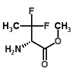 CAS 登录号：777034-61-4， 甲基(2S)-2-氨基-3,3-二氟丁酸酯