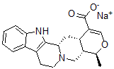 CAS#: 77754-94-0, (19alpha,20alpha)-16,17-Didehydro-19-Methyl-Oxayohimban-16-Carboxylic Acid Monosodium Salt