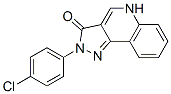 CAS 登录号：77779-36-3， 2-(4-氯苯基)-1H-吡唑并[4,5-c]喹啉-3-酮