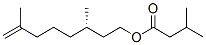 CAS#: 7778-96-3, (S)-3,7-Dimethyloct-7-Enyl Isovalerate