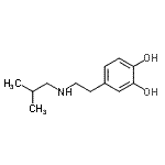 CAS#: 777800-41-6, 4-[2-(Isobutylamino)ethyl]-1,2-benzenediol