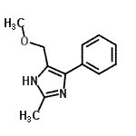 CAS 登录号：777803-79-9， 4-(甲氧基甲基)-2-甲基-5-苯基-1H-咪唑