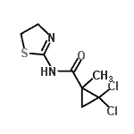 CAS#: 777879-58-0, 2,2-Dichloro-N-(4,5-dihydro-1,3-thiazol-2-yl)-1-methylcyclopropanecarboxamide
