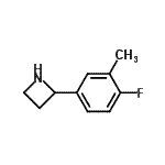 CAS 登录号：777888-90-1， 2-(4-氟-3-甲基苯基)吖丁啶