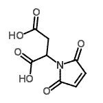 CAS#: 777918-24-8, 2-(2,5-Dioxo-2,5-dihydro-1H-pyrrol-1-yl)succinic acid