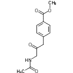 CAS 登录号：77846-91-4， 甲基4-(3-乙酰氨基-2-氧代丙基)苯甲酸酯