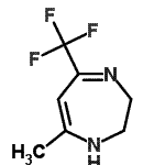 CAS#: 77855-07-3, 7-Methyl-5-(trifluoromethyl)-2,3-dihydro-1H-1,4-diazepine
