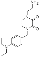 CAS#: 77916-94-0, 1-(2-Aminoethyl)-4-[(4-Diethylaminophenyl)Methyl]Piperazine-2,3-Dione