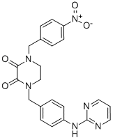 CAS#: 77917-22-7, 1-[(4-Nitrophenyl)Methyl]-4-[[4-(Pyrimidin-2-Ylamino)Phenyl]Methyl]Piperazine-2,3-Dione