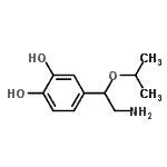 CAS 登录号：779288-87-8， 4-(2-氨基-1-异丙氧乙基)-1,2-苯二酚