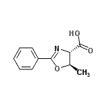 CAS#: 779289-59-7, (4S,5R)-5-Methyl-2-phenyl-4,5-dihydro-1,3-oxazole-4-carboxylic acid