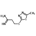 CAS#: 779292-42-1, 3-[(5-Methyl-1,3,4-thiadiazol-2-yl)sulfanyl]propanimidamide