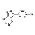 CAS 登录号：779325-81-4， 3-(4-甲基苯基)-1H-吡唑并[3,4-d]嘧啶