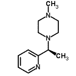 CAS 登录号：779328-49-3， 1-甲基-4-[(1S)-1-(2-吡啶基)乙基]哌嗪